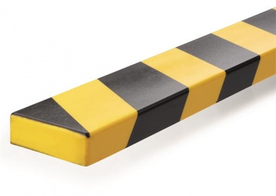 Felületvédő profil, DURABLE "S20", sárga-fekete