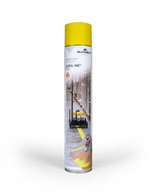 Padlójelölő spray, DURABLE "Duraline® 750", sárga
