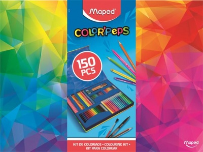 Óriás színező készlet, MAPED "Color`Peps", 150 darabos