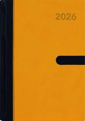 Naptár, tervező, A5, heti, DAYLINER "Winner", sárga