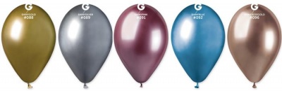 Léggömb, 26 cm, vegyes elegáns színekben