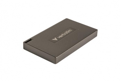 SSD (külső memória) 1TB, USB-C 3.2 Gen2, VERBATIM "Metal Mini SSD", fekete