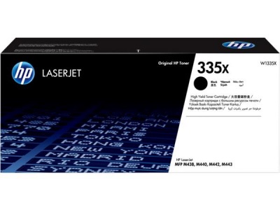 W1335X Lézertoner LaserJet M438, M442 nyomtatókhoz, HP 335X, fekete, 13,7k