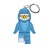Kulcstartó, LED világítással, LEGO "Shark Suit Guy"