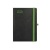 Naptár, tervező, A5, heti, TOPTIMER, "Nero", fekete-zöld